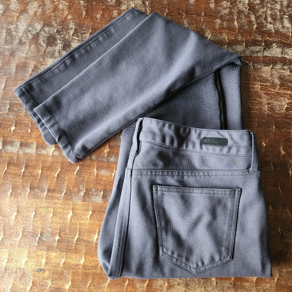 Kut from the Kloth Mia Toothpick Skinny size 8 Grey